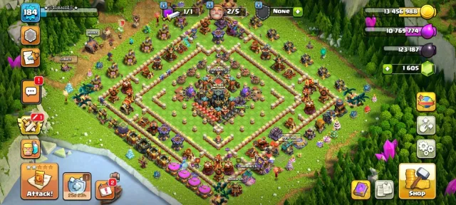 🏆 TH17 NEW (TH16 MAXED) 🏆 HEROES 80-90-55-64-41-10 🏆 10X EQUIPMENT (3X LVL 27) 🏆 18X SKINS 🏆, 17 TH Родной Деревни