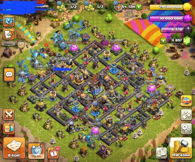 🔴 18 ТХ 🔴 CLASH OF CLANS + CLASH ROYALE + BRAWL STARS 🔴, 18 TH Родной Деревни, 10 TH Строителя