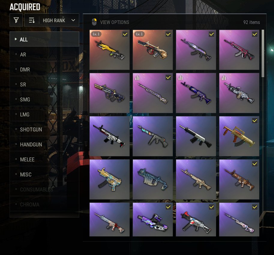 🔥[PROGRESSIVE] MINOTAUR AUG + BUNNY PATROL MK12🔥✅293 LVL✅🎀LOTS OF SETS🎀🔥NICKNAME CHANGE🔥, No BATTLEGROUNDS Plus