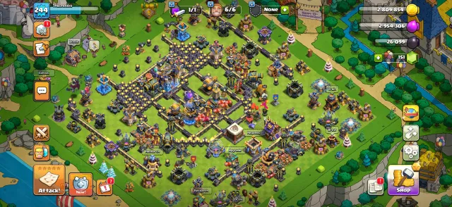 🔥 TH18 FULL 100% 👑 102/102/92/80/55/17 🏆 STUDENTS | 🎨 SKINS AND DECORATIONS 💙 REBINDING ❤️, 18 TH Home Village, 10 TH Builder Base