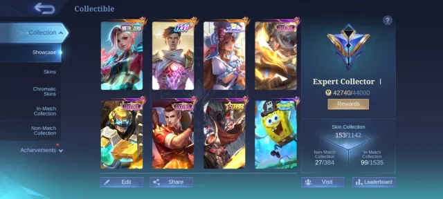 Best skin Metro zero Ixia➤11.11 GUSION➤LUCKY Martis➤Johnson➤Chou➤Star Haya➤deluxe16➤magic core 61➤, Продажа, Ранг: Мифический Бессмертный, Уровень: 24, Процент побед: 54%, Герои: 75, Облики: 149