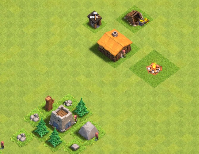 💥TH1 with Clan Castle and Name Change Available!!!💥Minimal buildings!!!💥, 1 TH Main Village