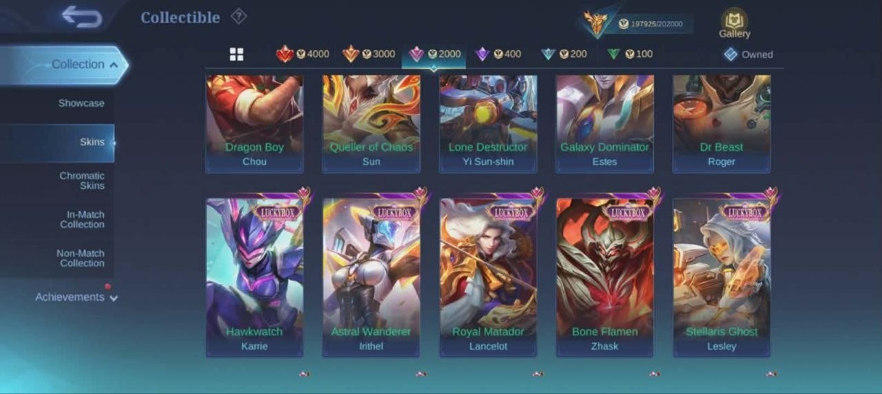 Mega➤Leg 5➤asp 3 ➤zenith KOF Chou Naruto➤transfer4➤allstar Hanabi cltor 4➤, Sale, Rank: Mythic, Level: 88, Winrate: 60%, Heroes: 132, Skins: 447