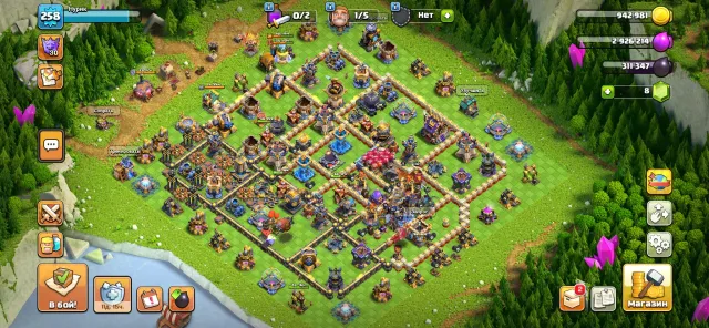 🔥ФУЛЛ【 TH 18 】⚡258 LVL ⚡【ГЕРОИ 102/110/63/81/55/7】🔥, 18 TH Main Village, 8 TH Builder