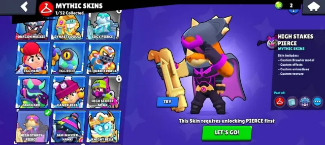 Account with purchased game, trophies 23, brawlers 73