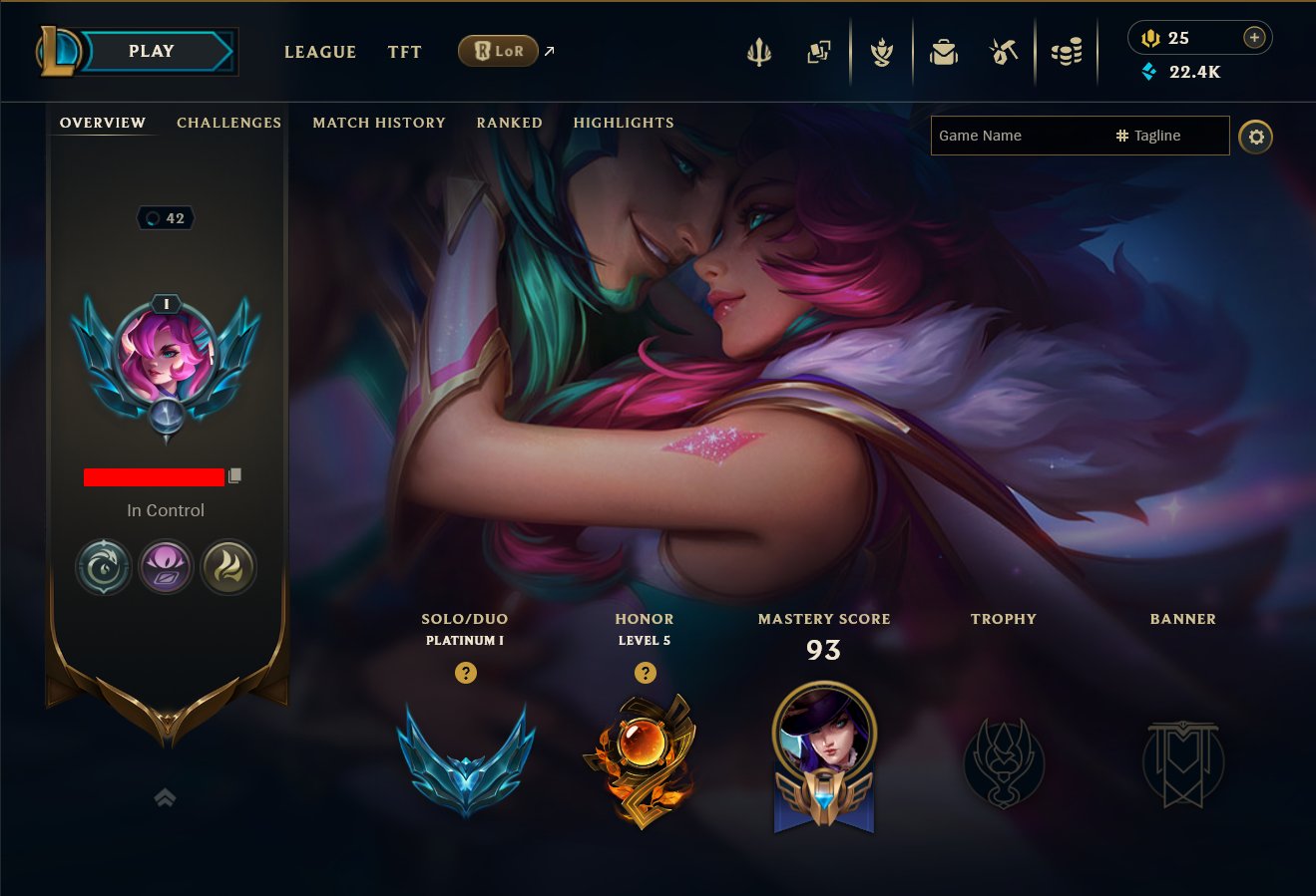 👑【RU】Platinum 1 74% WR | 22k+ BE | Champions 57 | 15 Owned Skins | Full Access | Instant Delivery, Sale, level 42, champions 57, skins 15, Platinum