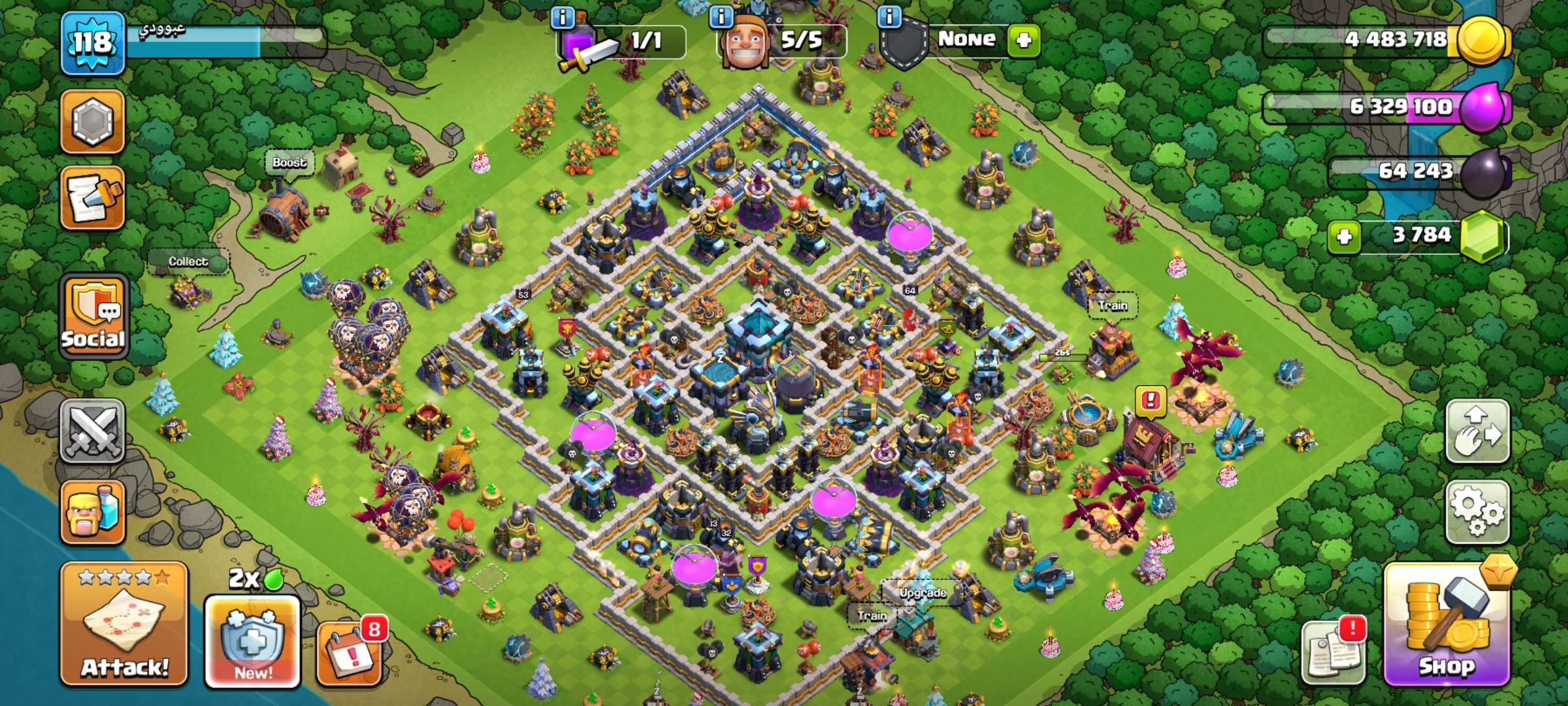 🔥 Clash of Clans + Clash Royale + Brawl Stars Bundle for Sale 🔥, 13 TH Main Village, 10 TH Builder