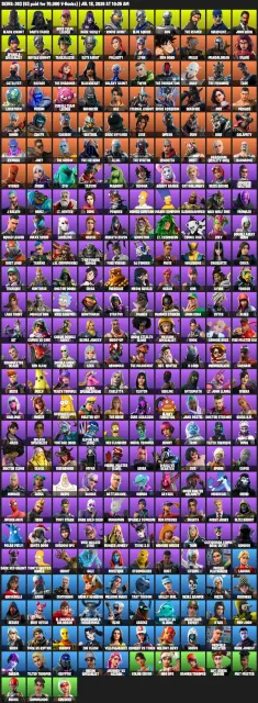 🔥 263 SKINS | BLACK KNIGHT ⚔️ | DARK SKULLY 💀 | EON 🌌 | SPARKLE SPECIALIST ✨ | EMAIL CHANGEABLE 📧, Sale, skins 263