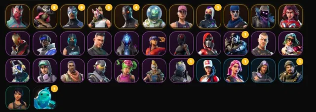 |🖤 RONIN | AGRESSEUR 💜TOP SKINS | COMPTE ANCIEN | 2400 V-BUCKS 💸 PVE | PAS D'EMAIL, Vente, skins 35