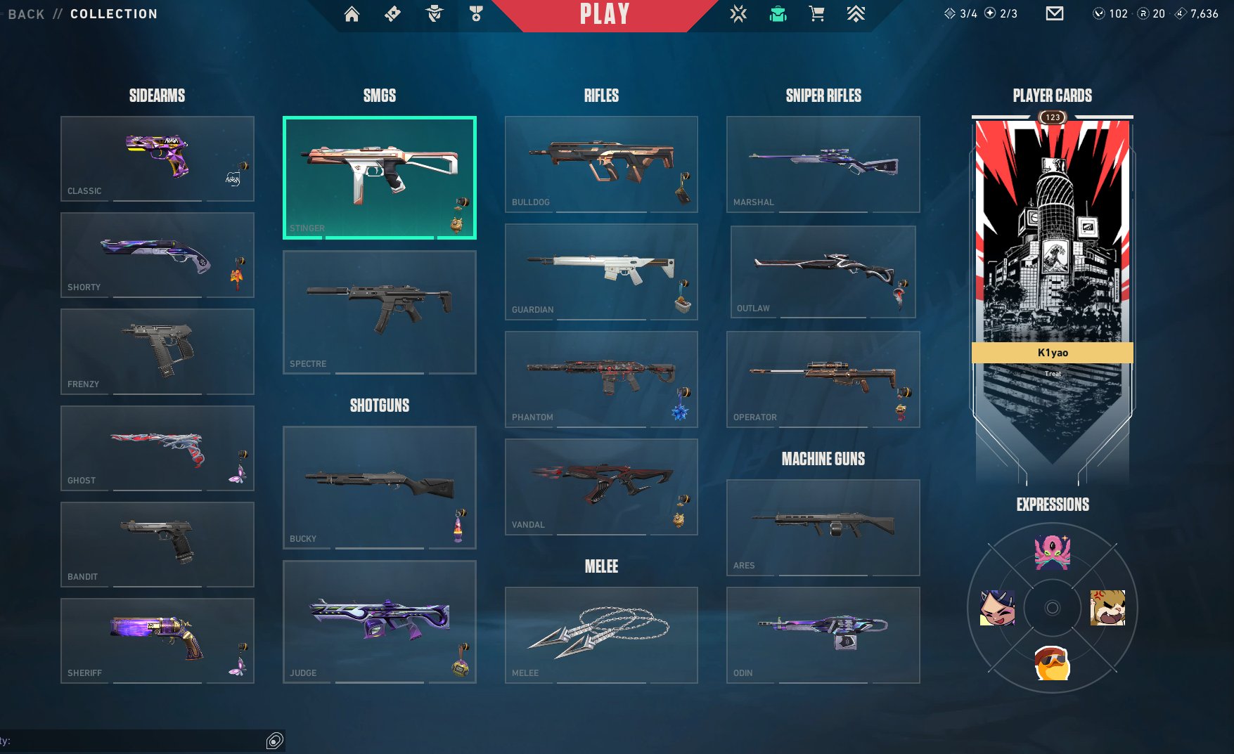 Main account (ask 1 peek, kuronami knife, cyrax, neo frontier and other), Sale, Ascendant 1, Agents: 25, Skins: 14