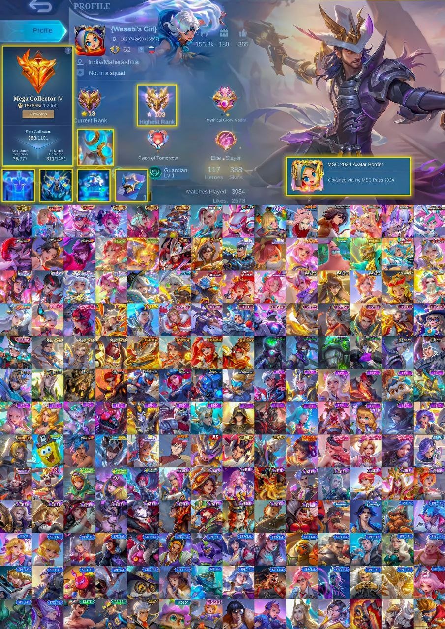 🟨✖️🟨【GUARANTEE】FULL SKIN SET🟡🔴NARUTO - SAKURA + GAARA🟡🔴LEGEND VALIR🟡🔴LUCKYBOX SKINS🟡🔴