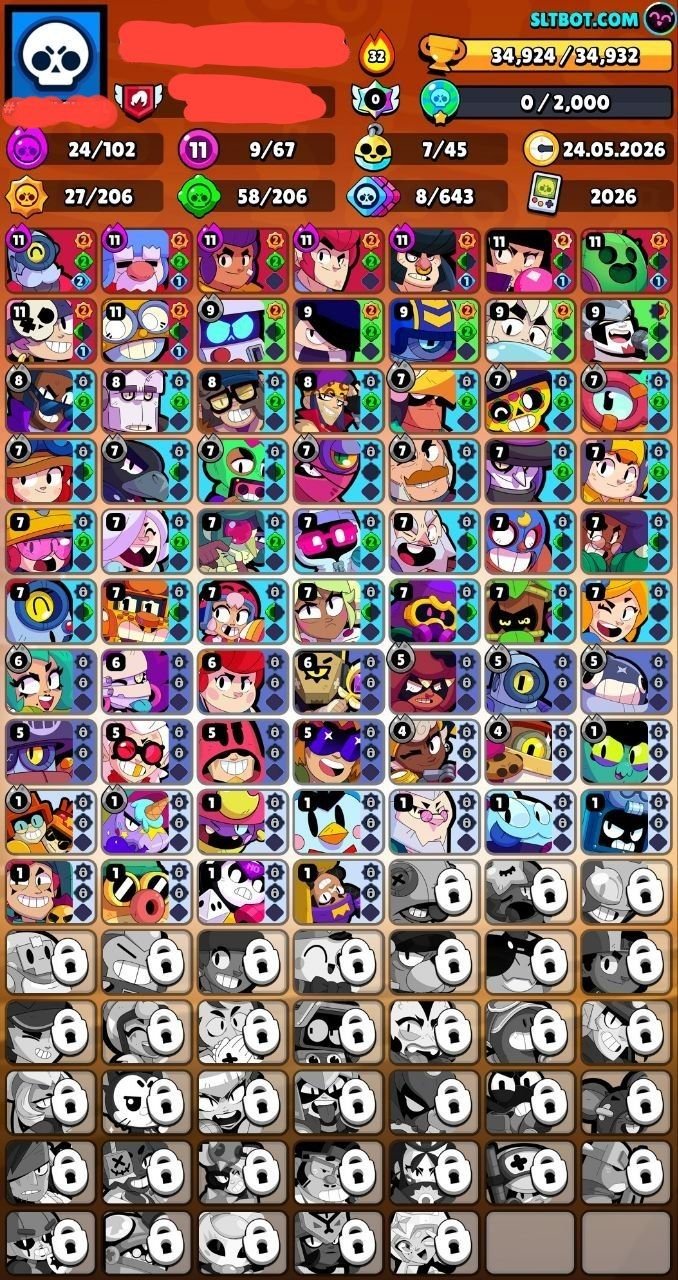 🔥 TOP-TIER ACCOUNT FOR A GREAT START • 3x PRESTIGE 2 🔥, trophies 35000, brawlers 67, primes 27