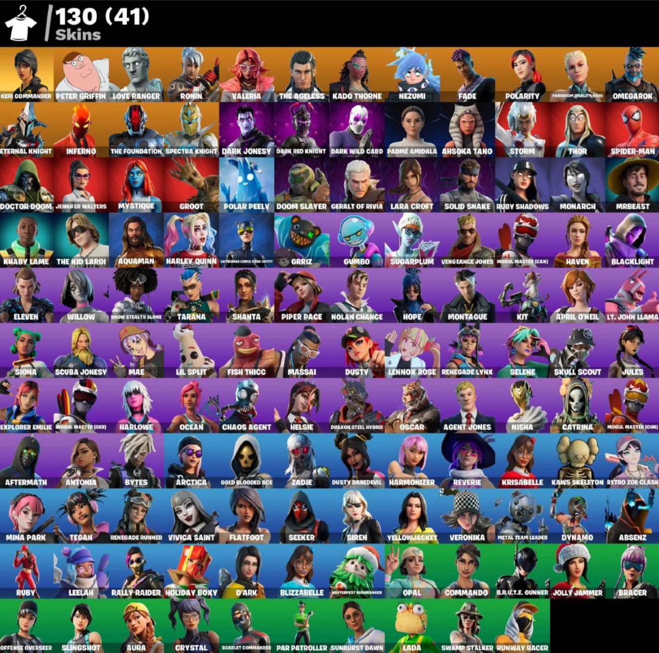 [PC] ⭐ 92 SKINS ⭐ FULL ACCESS TO EMAIL ⭐ 700 VB | Leviathan Axe | Gold Midas | Gold Brutus ⭐, Sale, skins 92