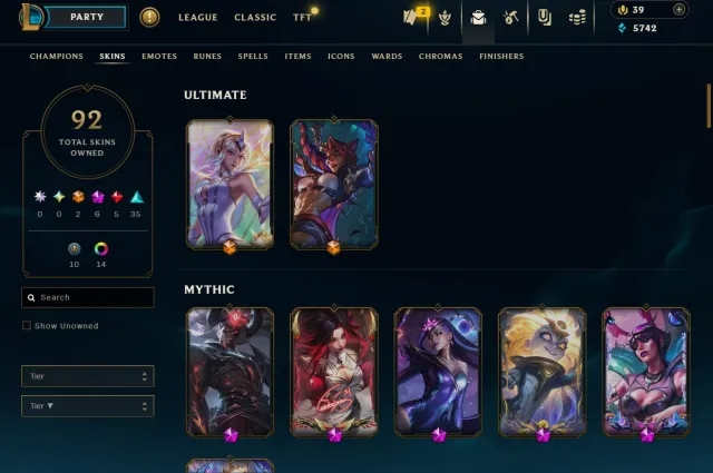 MVP T1 MF Genesis Nightbringer Yasuo 92 skins 6 mythic, Sale, level 61, champions 200, skins 92, Platinum