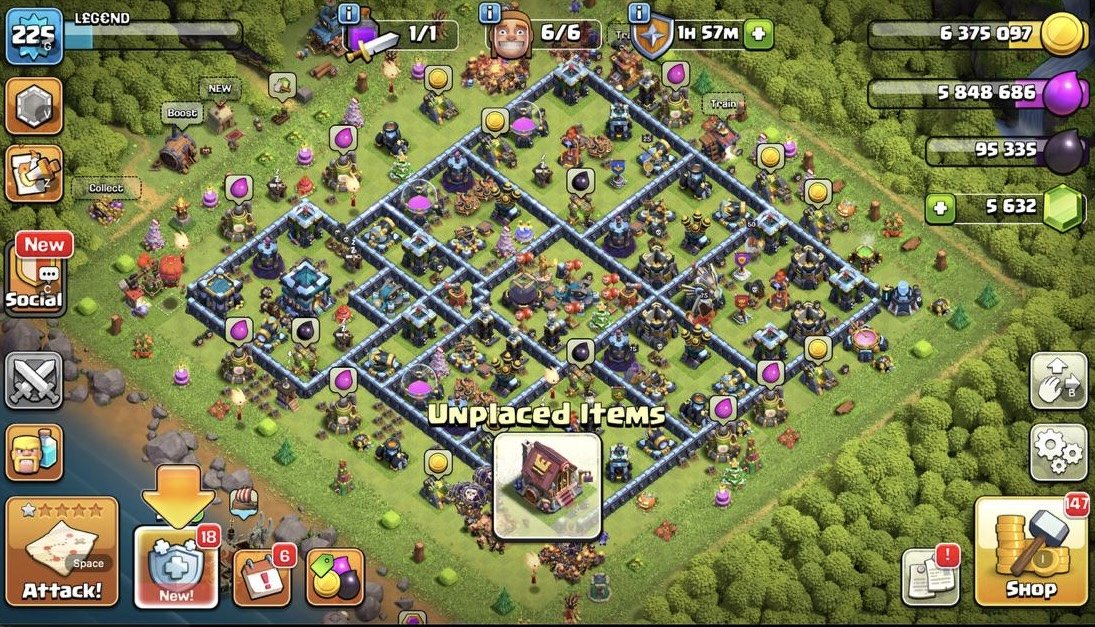 ‼️ MAX 100% TH 13 ‼️ HEROES: 75/75/50/25 ‼️, 13 TH Main Village, 9 TH Builder