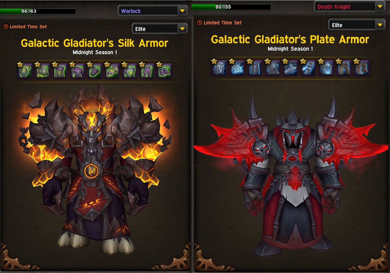 ⭐EU⭐1800 Warlock,Challenge mode sets/Draenor challenge weapons,Elite sets, 500+mounts, 12 CEdges💎, 80 level, Highmountain Tauren, Warlock