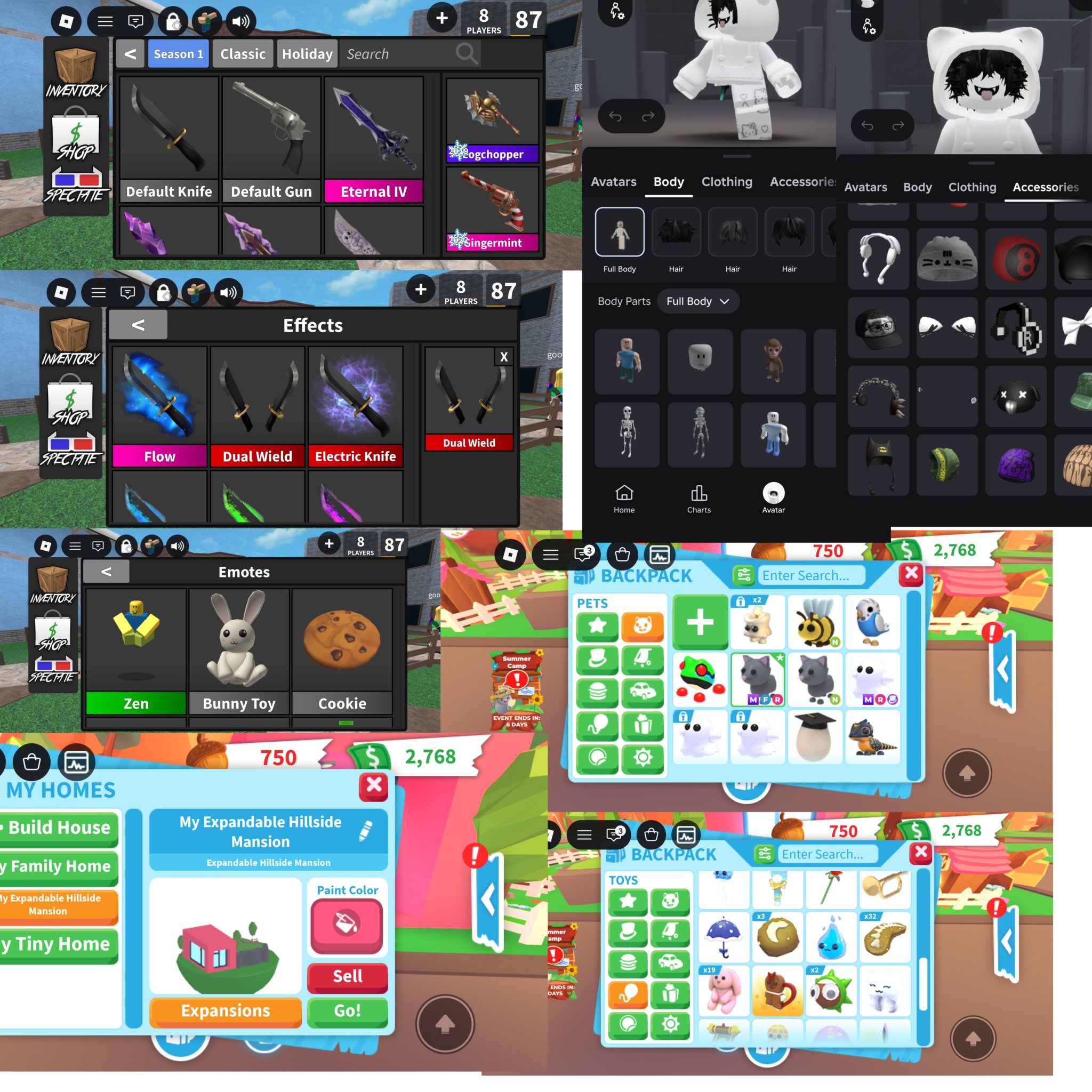 👑 ACCOUNT WITH KORBLOX | Total 100k+ Robux | Top MM2 & Adopt Me | VC 16-17+, Sale, Voice chat: Yes
