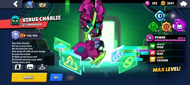 Max level + 48 rank mif 2🟣 accaunt opening 2023 Old SKINS..., 60000 кубков, 107 бравлеров, 30 праймов