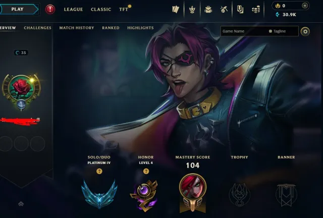 🔑EUW🔑64% Winrate🔑S16 Platinum IV🔑Emerald IV MMR🔑Handleveled🔑51 Champs🔑5 Skins🔑#1167, Sale, level 35, champions 51, skins 5, Platinum