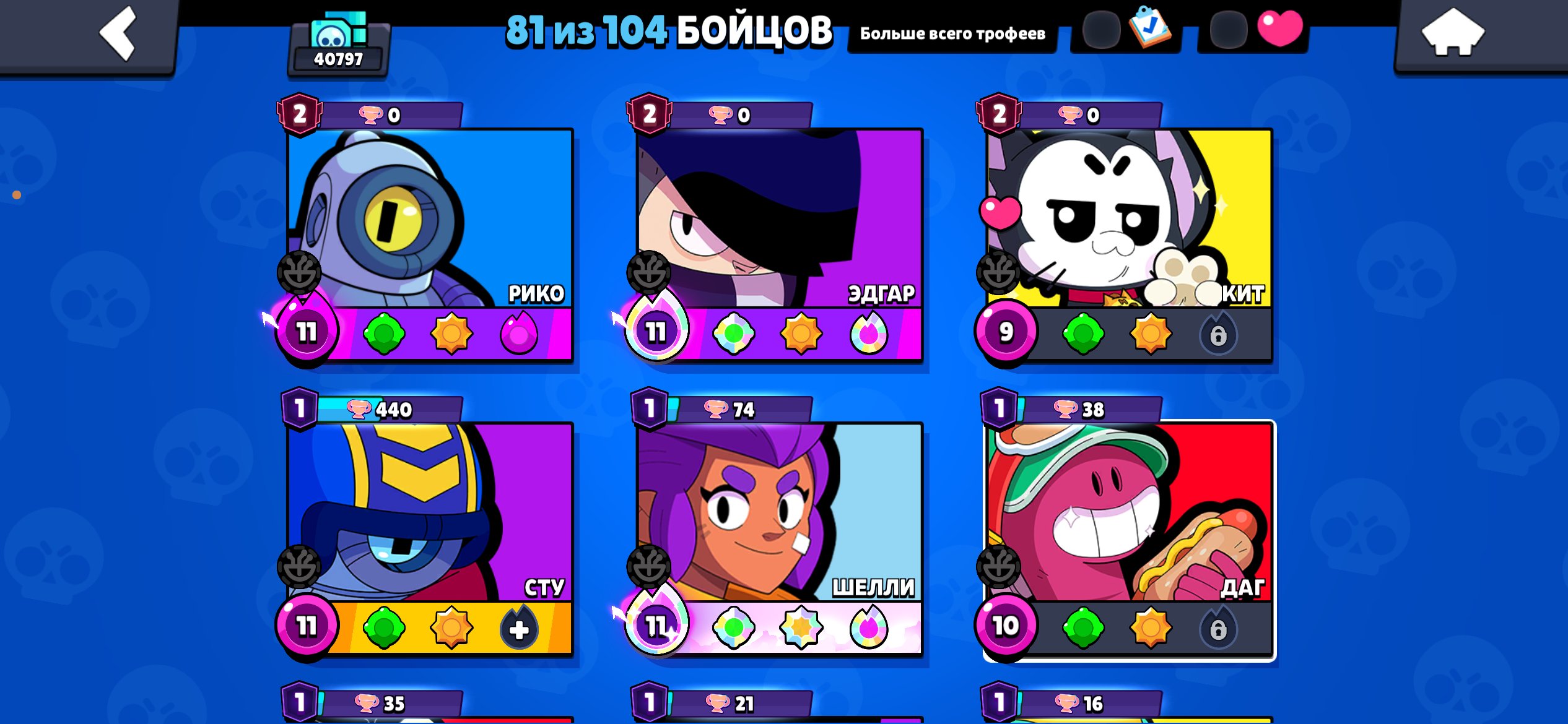THE BEST ACC 🤝| AT A LOW PRICE 💪🏻, trophies 40797, brawlers 81, primes 27