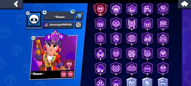 🆘FAT ACCOUNT | 48636 CUPS | 34 BRAWLERS 11 POWER | MANY SKINS | 103 BRAWLERS | SEE DESCRIPTION🆘, 48636 cups, 103 brawlers, 28 primes