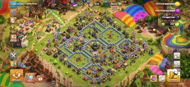 ✦ Th17 Decent Account ✦ 56/70/43/46/34 ✦ 9x Best Epic ✦ Strong Lab ✦ NC: 500, 17 TH Main Village, 8 TH Builder