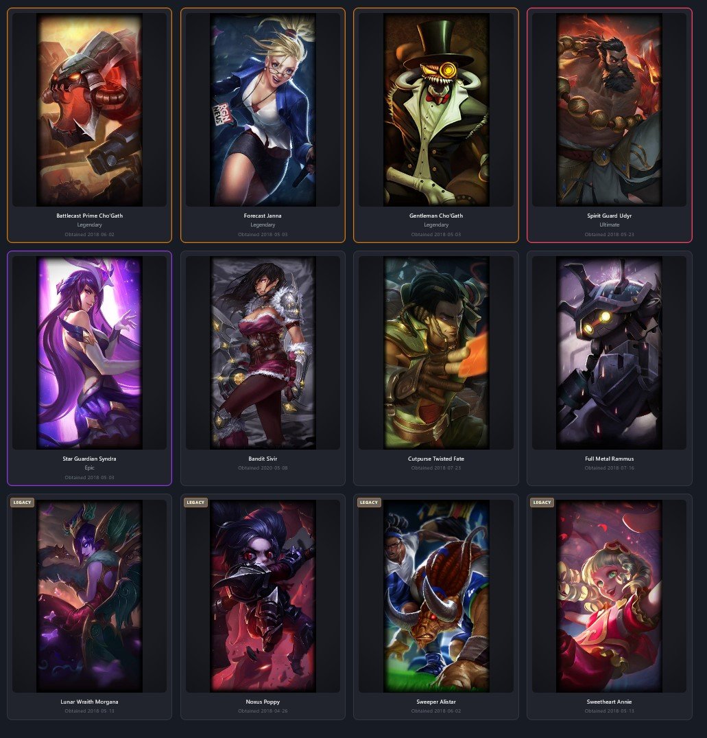 RU / Handleveled. Spirit Guard Udyr, Sale, level 44, champions 35, skins 12, Unranked
