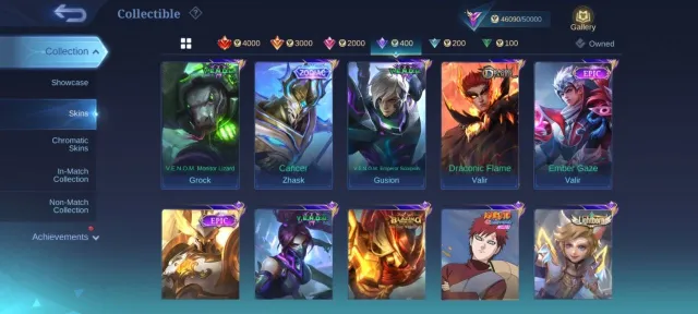 All emblem Max➤Deluxe 22➤zodiac zhask➤Irthil➤EPIC Uranus➤Valir ➤Carmila➤Irthil➤magic core 67➤, Продажа, Ранг: Мифический, Уровень: 59, Процент побед: 47%, Герои: 87, Облики: 240