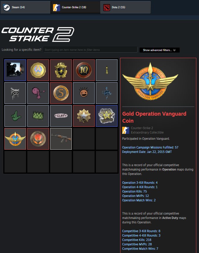 Gold Vanguard【7 Medals】Phoenix, 2016, 10, 5-Year, Loyalty, GO + Games | Warranty, Sale, Empty, Yes PRIME