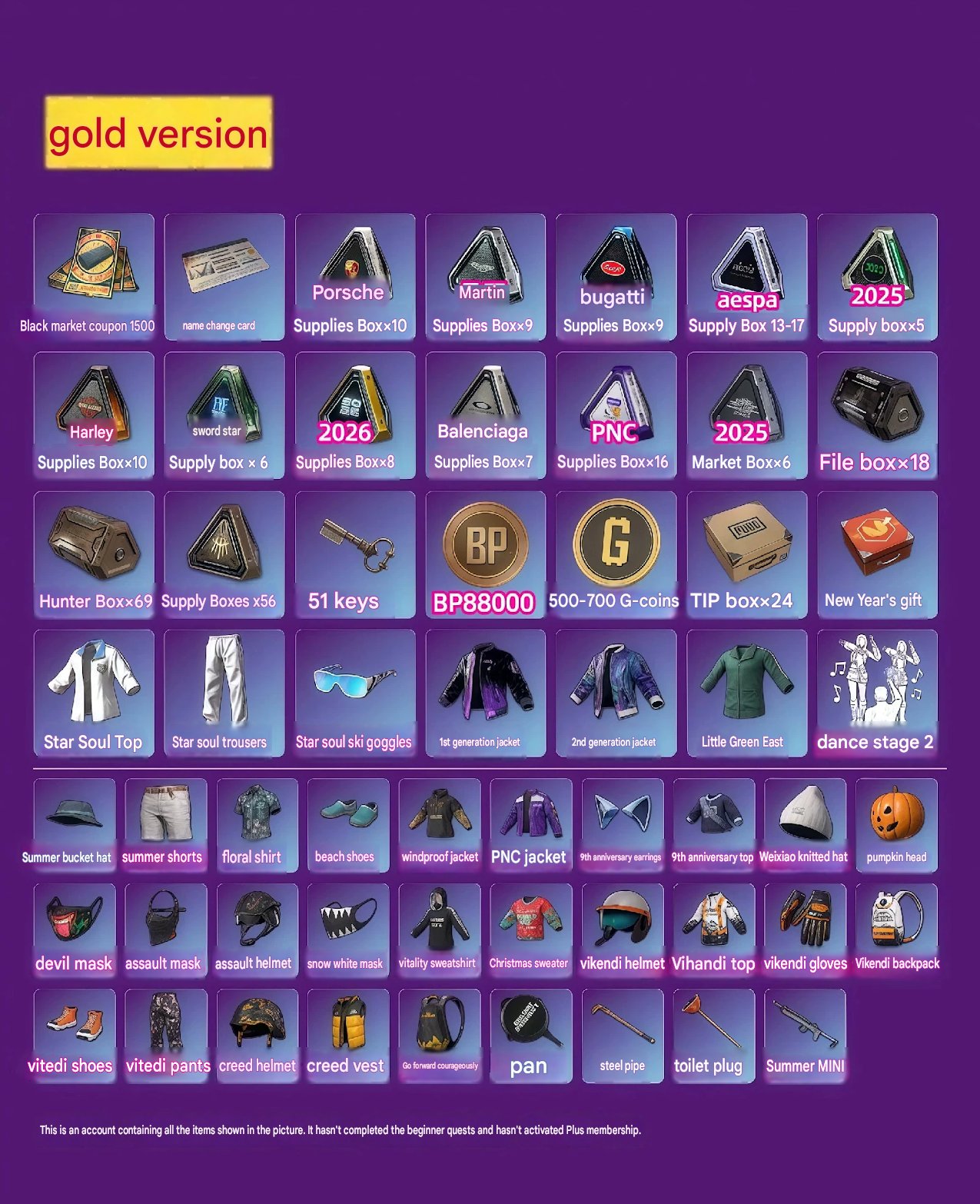 🎫 1500 COUPONS | 🆔 NAME CHANGE CARD | 👕 XINGHUN SET | 📦 250+ TOTAL CRATES, No BATTLEGROUNDS Plus