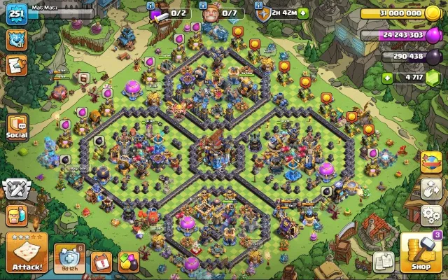 18 тх 99% фулл | 251 LVL | 106/106/74/56/55/22 | фулл экипа + 4.7 к гемов |, 18 TH Родной Деревни