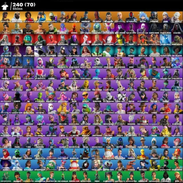 240 skins⚡ INSTANT DELIVERY 24/7 ⚡Competitive ready FULL ACCESS, Sale, skins 240