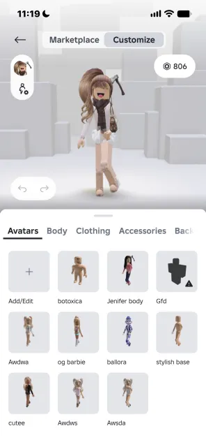 account, total 9k+ barbie! cheap, Sale, Voice chat: Available