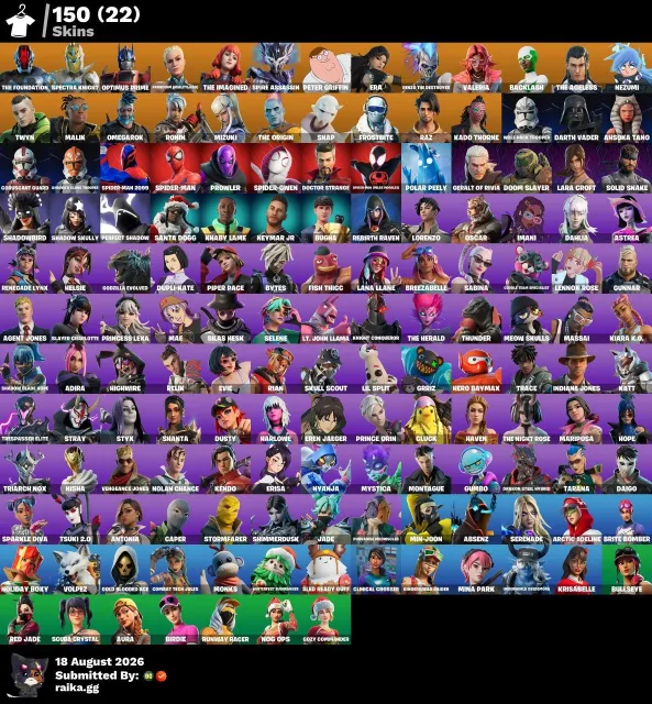 150 skins | Full Maill Access | you can change your email, Продажа, скины 150