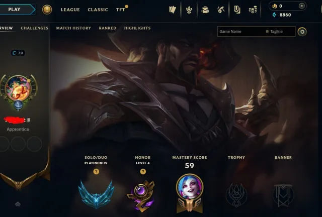 🔑EUW🔑62% Winrate🔑S16 Platinum IV🔑Emerald IV MMR🔑Handleveled🔑50 Champs🔑11 Skins🔑#1205, Продажа, уровень 39, чемпионы 50, скины 11, Платина