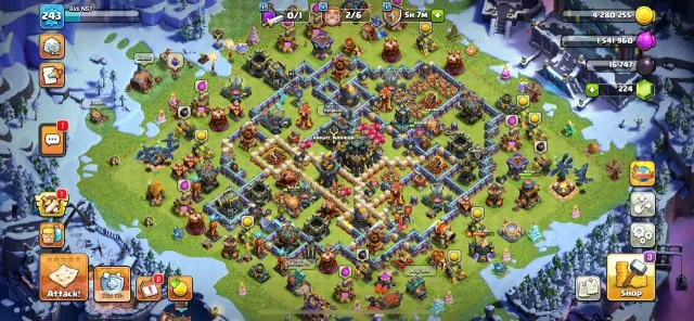 ❖ Rare TH 17 Max ❖ 2014 Xmas Tree ❖ 243 XP ❖ Heroes 100-100-68-71-43-11 ❖ 5x Epic Max (Lvl 27), 17 TH Main Village, 10 TH Builder