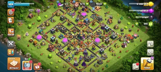 💫TH14 Clash of Clans Villages - Connected to Your Gmail + Supercell ID 💫, 14 TH Родной Деревни, 4 TH Строителя