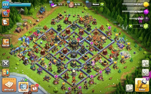 17 TH | 233 LVL | 95/95/70/72/46/9 | full gear, 17 TH Home Village, 10 TH Builder Base