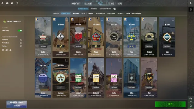 🔥 JUICY ACCOUNT 26K PREMIERE WITH COOL RANKS🔥 HURRY TO BUY🔥, Sale, With inventory, Has PRIME, 26700 CS Rating, Competitive