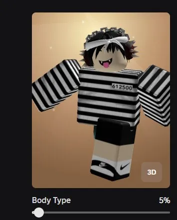 Korblox account, Sale, Voice chat: No
