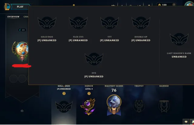 🏆{ EUW}♨️HandLeveled Ranked Ready 10 Win UNTOUCHED LOOT 350rp, Продажа, уровень 30, чемпионы 8, скины 3, Нет ранга