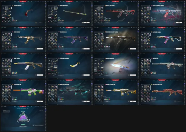 SELLING MY PERSONAL ACCOUNT | PEAK ASCENDANT 1 | CURRENTLY UNRANKED |, Продажа, Расцвет 1, Агентов: 22, Скинов: 88