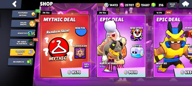 Good Brawl Stars Acc, 20000 trophies, 95 brawlers