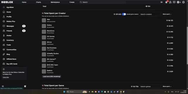 !!!МОЯ ОСНОВА!!! 💲ТОТАЛ 200K+💲 Korblox|корблокс присутствует (торг уместен) ник в описании ✨, Продажа, Voice chat: Есть