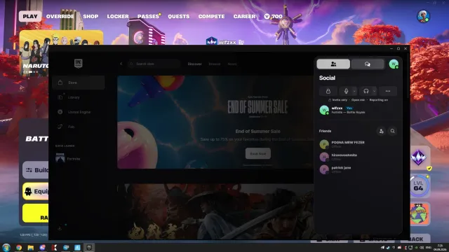 Compte pour tournois, Vente, skins 226