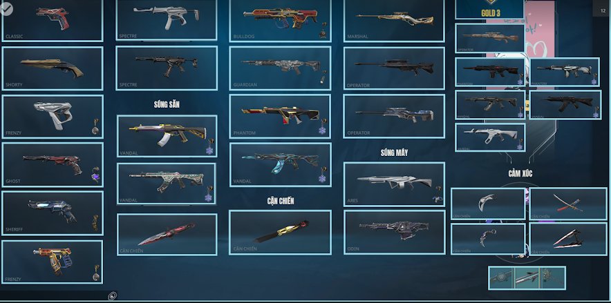 ❤️🔥🎮 APAC 🥇 Gold 3 🔪 9 Melee 🔫 26 Gun Skins 🏆 Champions 2022 ⚔️ Onimaru • VCT LOCK//IN, Sale, Gold 3, Agents: 18, Skins: 35
