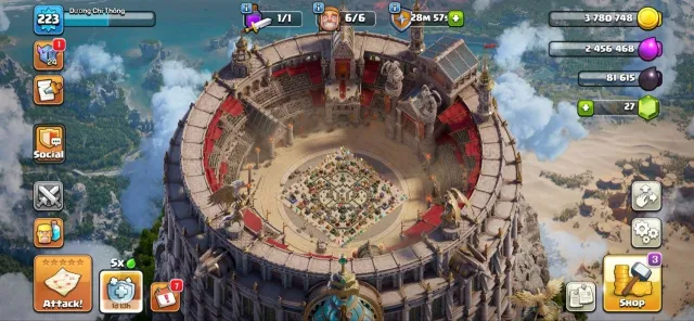 🔥 Epic TH17 | 🌄 Rare Awesome Quest Scenery | 🦸 Heroes 100-100-84-69-50-19 | 🎭 18× Hero Skins, 18 TH Родной Деревни, 10 TH Строителя