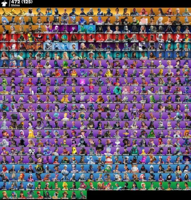 COOLEST ACCOUNT, Sale, skins 472