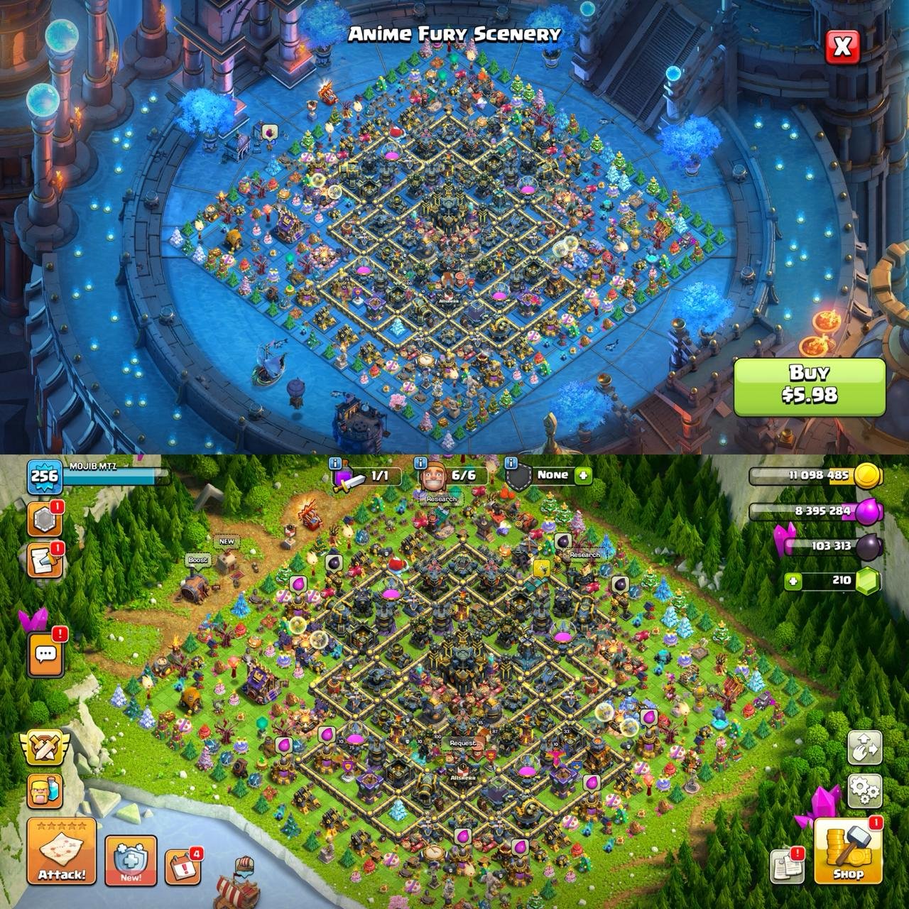 Th 17 Full Max ✅ World Rarest Uncountable Spam Obstacles ✅ Free Clash Royale 70 Card Max, 18 TH Main Village, 1 TH Builder