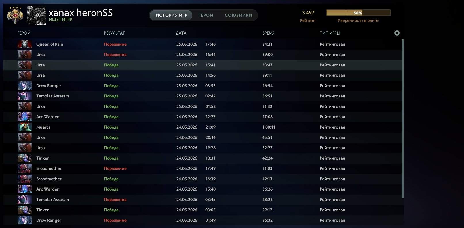 🐲🌵3500 MMR LINKED VIRT NUMBER MAIN POOL 🌵NO TOP-UPS 🐲💎, Sale, 3500 MMR, 7500 Behavior score, 6100 вежливости, 300 games, 400 hours